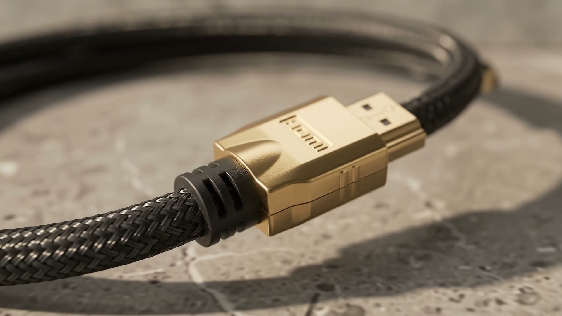 Conector HDMI iCON com carcaça metálica e cabo trançado