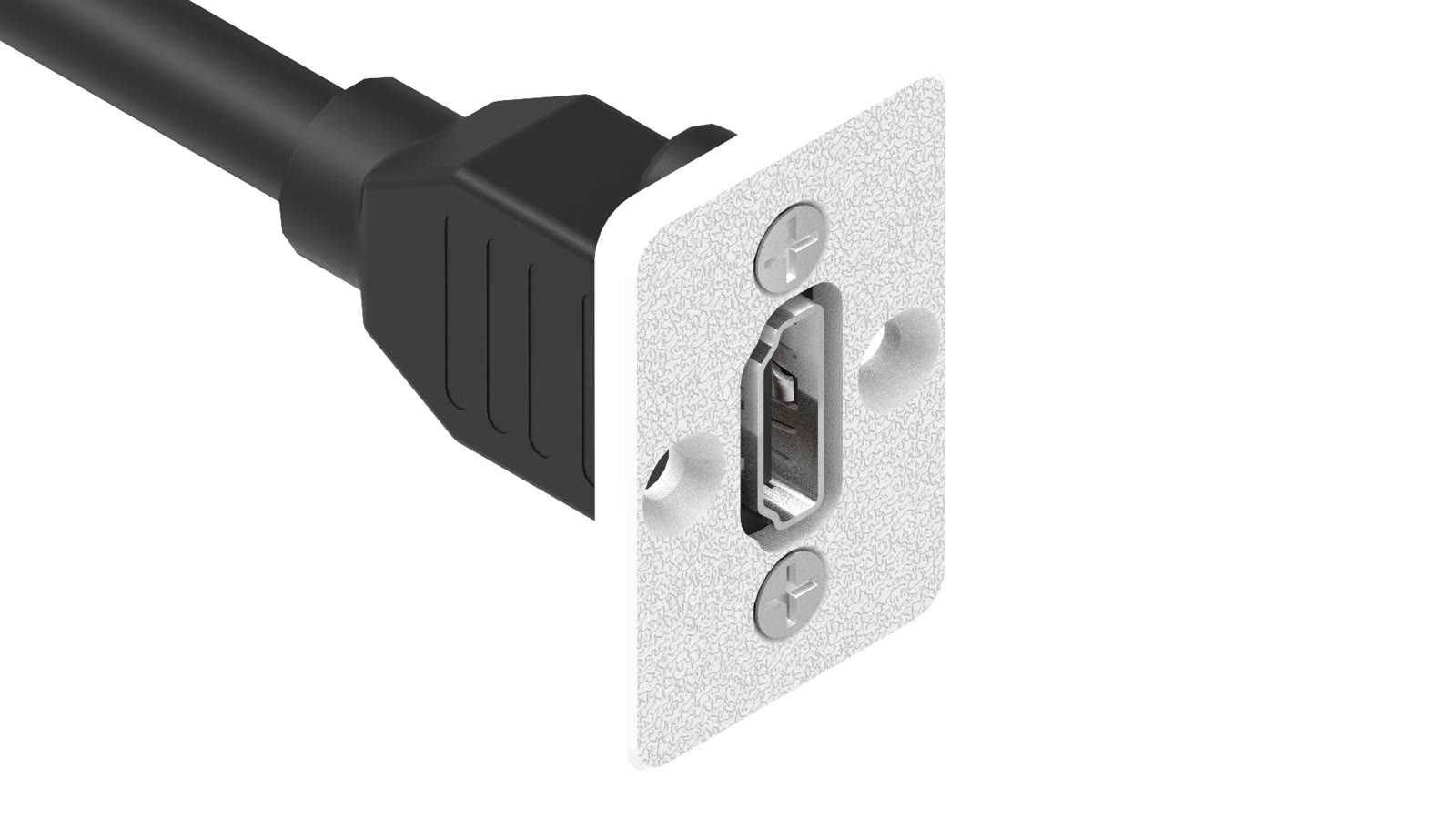 Módulo Flex HDMI iC-MF-100.1, cor branco — imagem 2