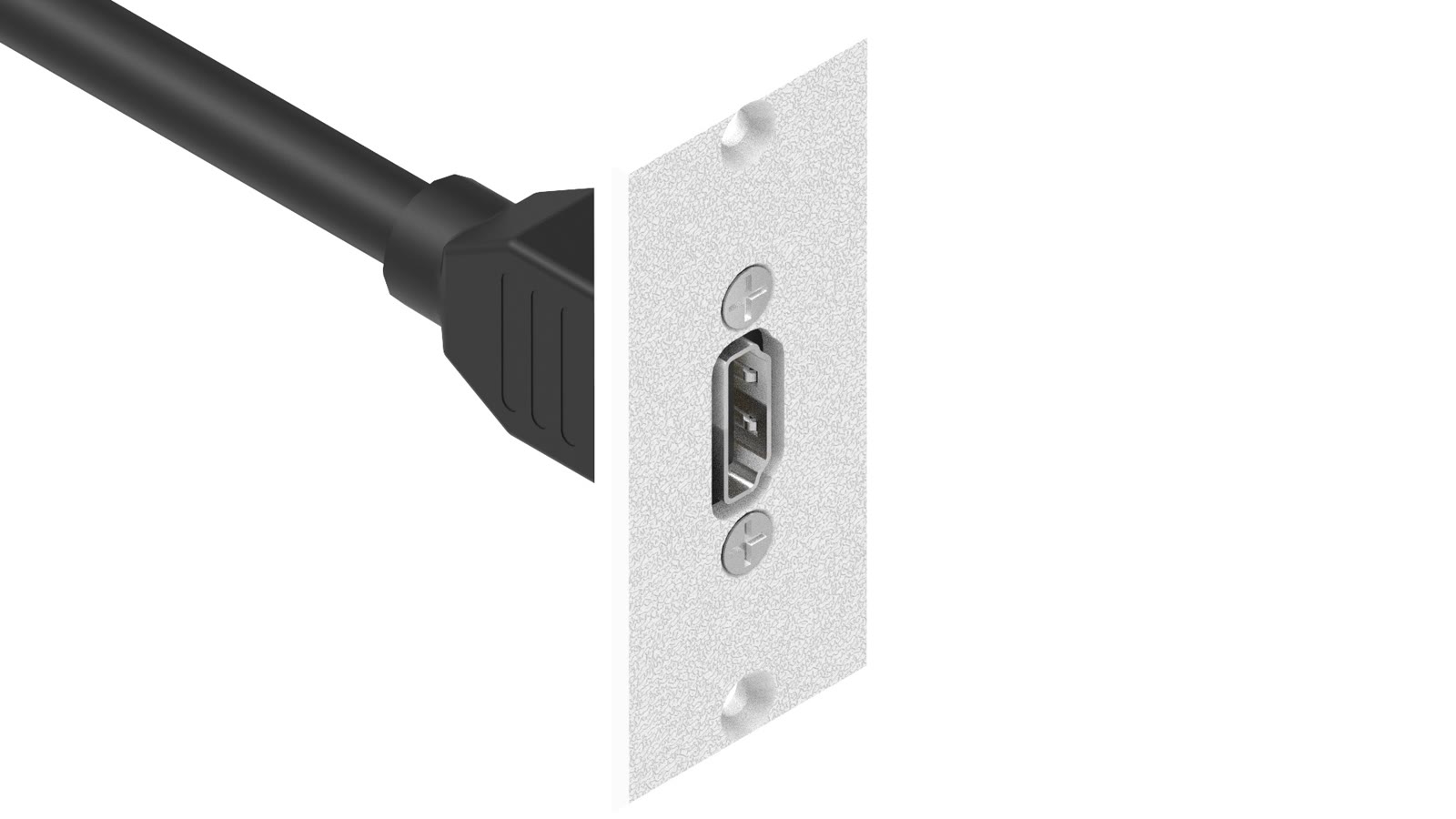 Módulo Flex HDMI iC-MF-100, cor branco — imagem 2