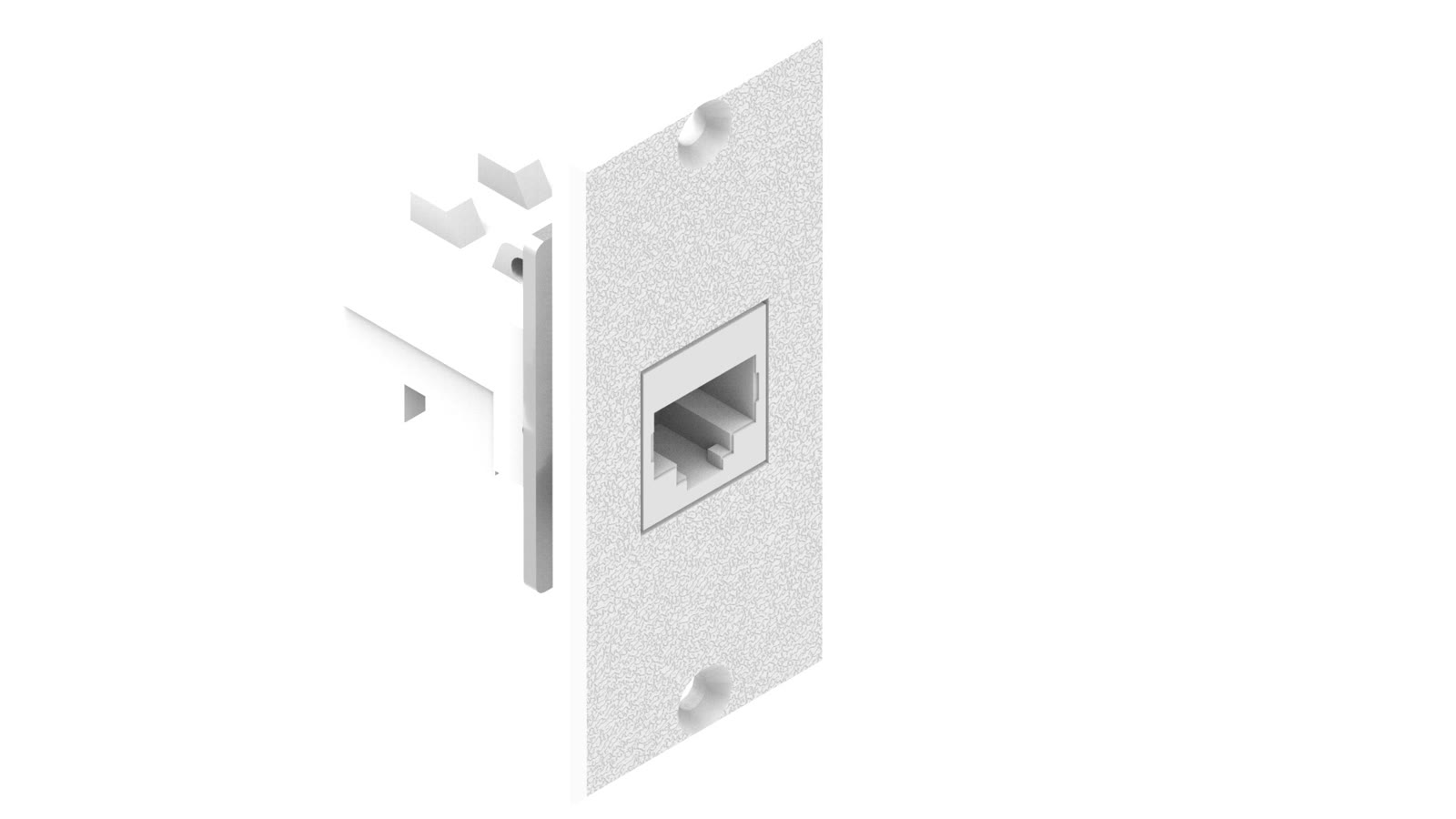 Módulo Flex Rede CAT iC-MF-103, cor branco — imagem 2
