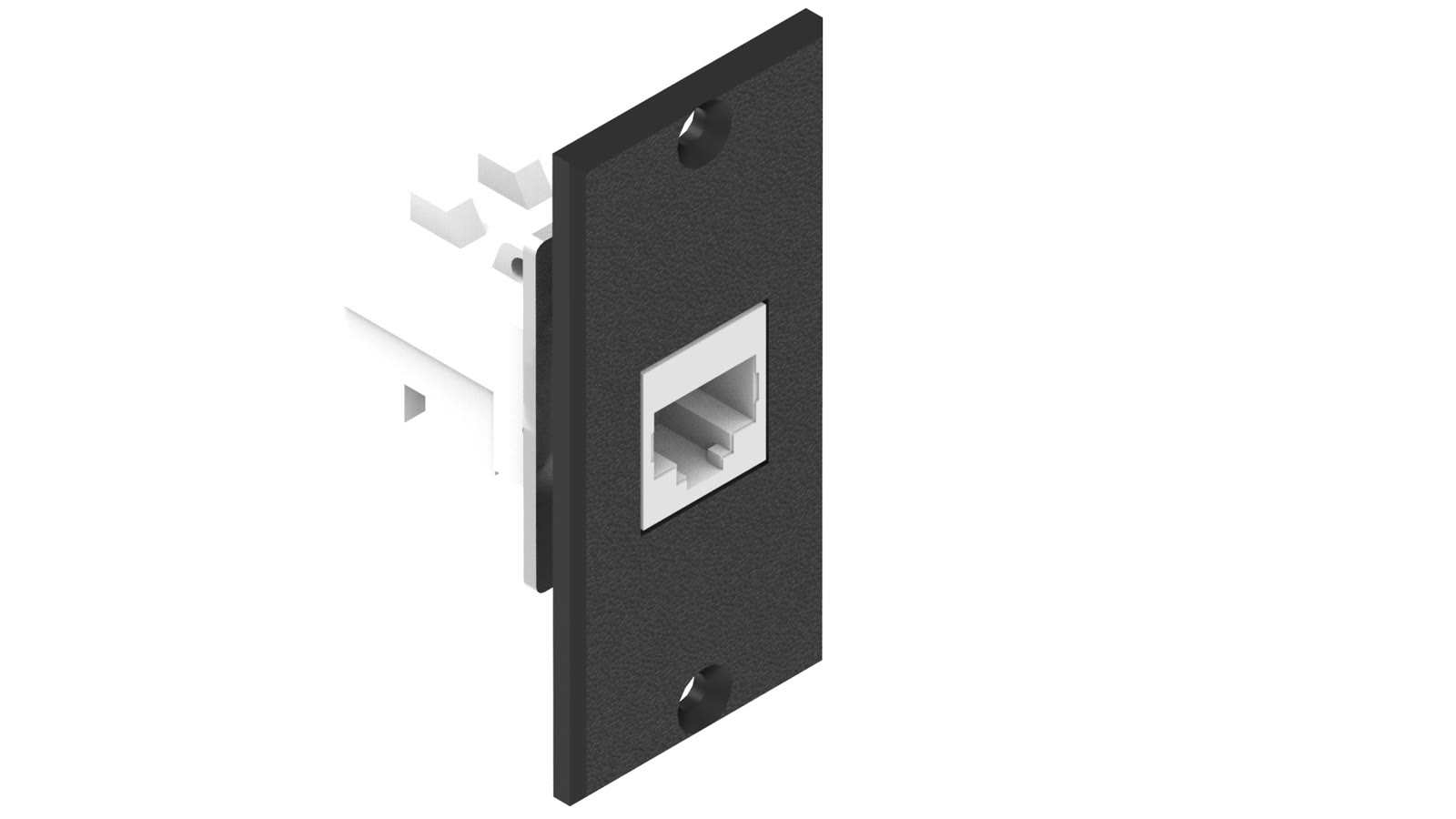 Módulo Flex Rede CAT iC-MF-103, cor preto — imagem 2
