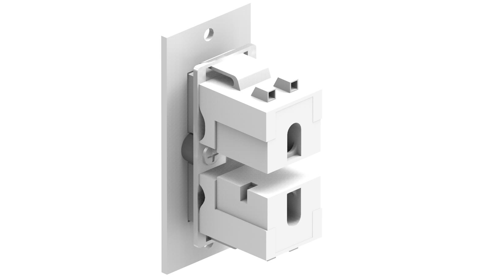 Módulo Flex Rede CAT/Rede CAT iC-MF-104, cor branco — imagem 4