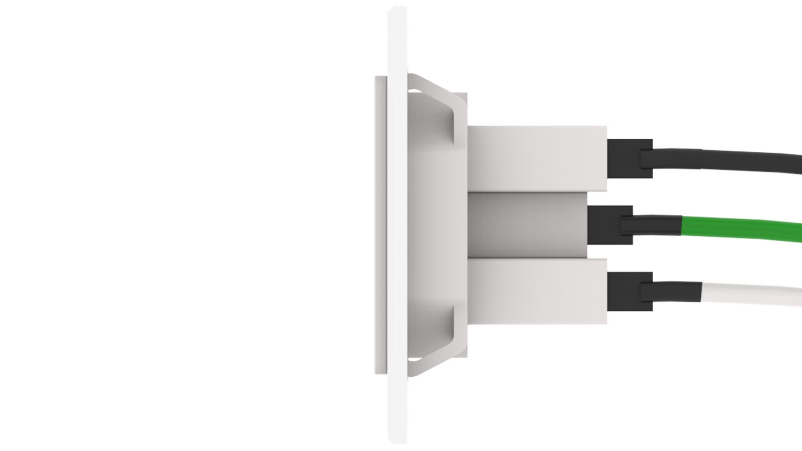 Módulo Flex Tomada 10A 250V iC-MF-107, cor branco — imagem 5