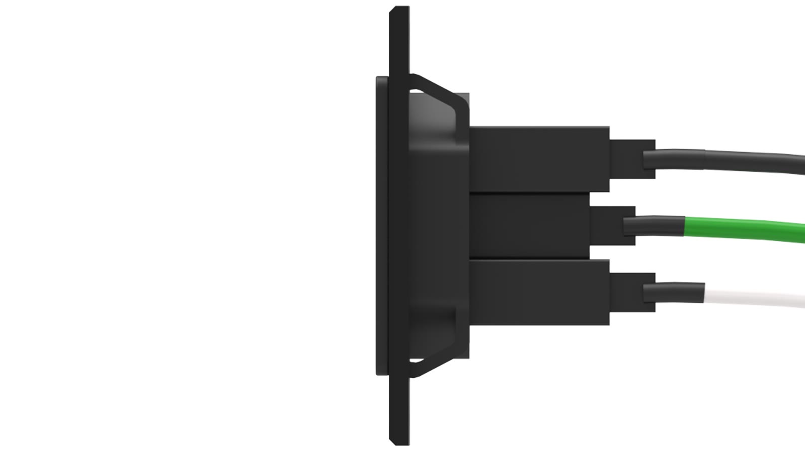 Módulo Flex Tomada 10A 250V iC-MF-107, cor preto — imagem 5
