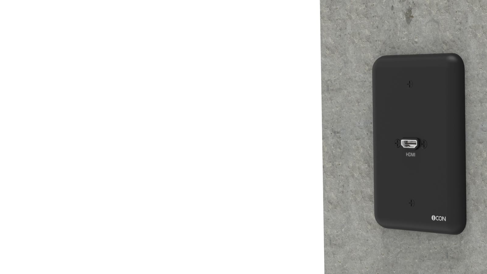 Módulo de Parede HDMI iC-MP-100, cor preto — imagem 11