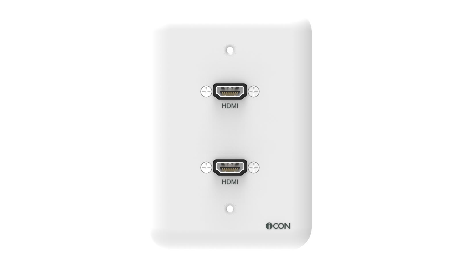 Módulo de Parede HDMI/HDMI iC-MP-101, cor branco
