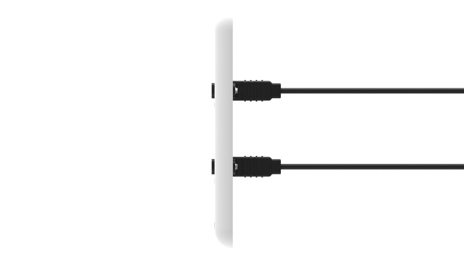 Módulo de Parede HDMI/HDMI iC-MP-101, cor branco — imagem 3