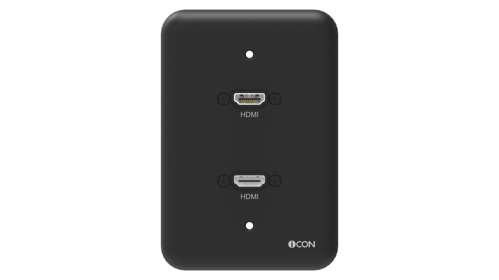Módulo de Parede HDMI/HDMI iC-MP-101, cor preto