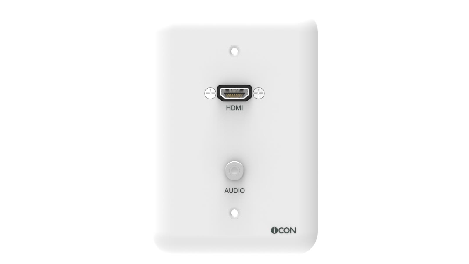Módulo de Parede HDMI/Áudio iC-MP-103, cor branco