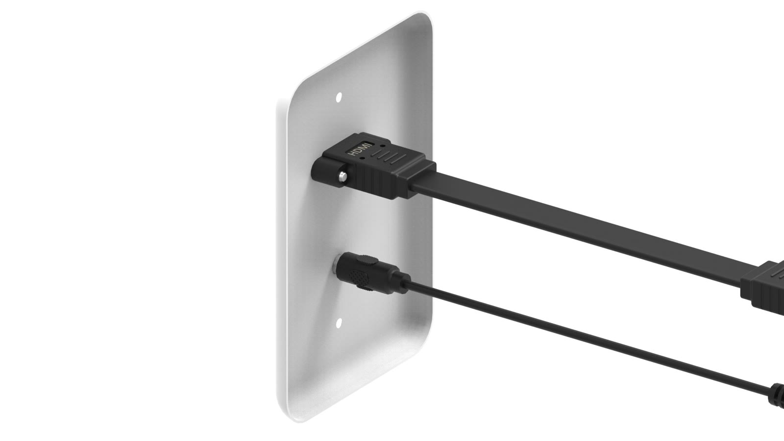 Módulo de Parede HDMI/Áudio iC-MP-103, cor branco — imagem 4