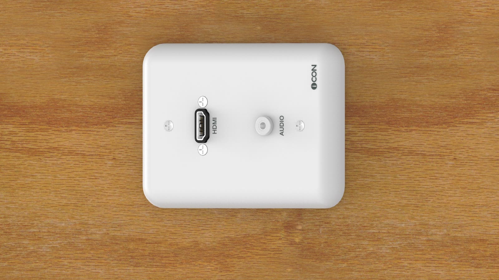 Módulo de Parede HDMI/Áudio iC-MP-103, cor branco — imagem 9