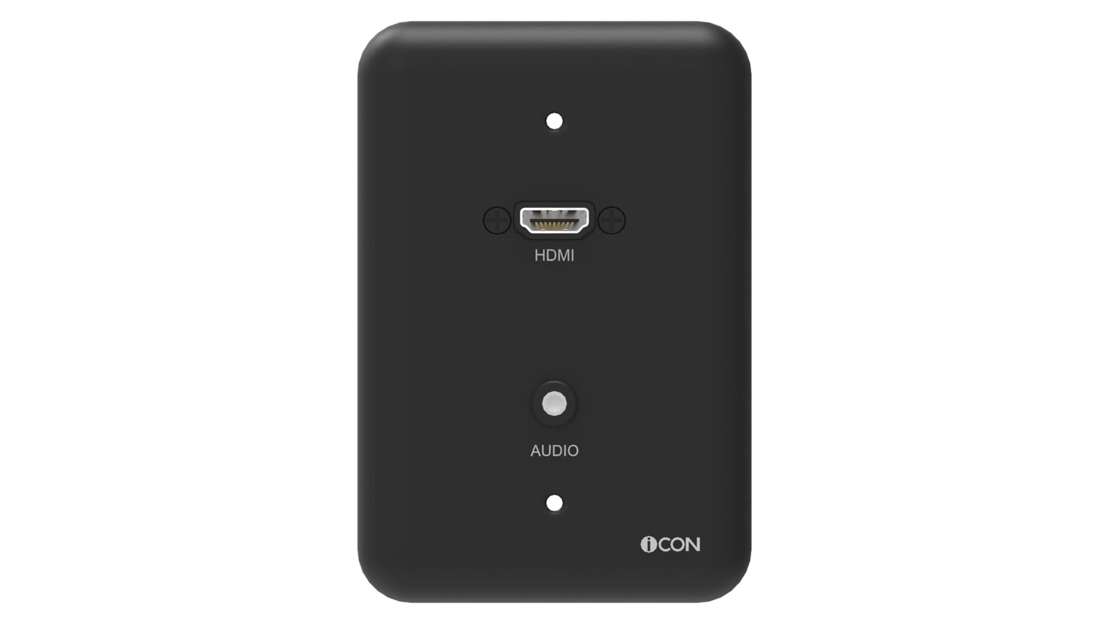 Módulo de Parede HDMI/Áudio iC-MP-103, cor preto
