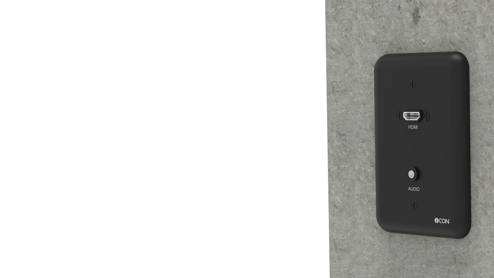 Módulo de Parede HDMI/Áudio iC-MP-103, cor preto — imagem 11