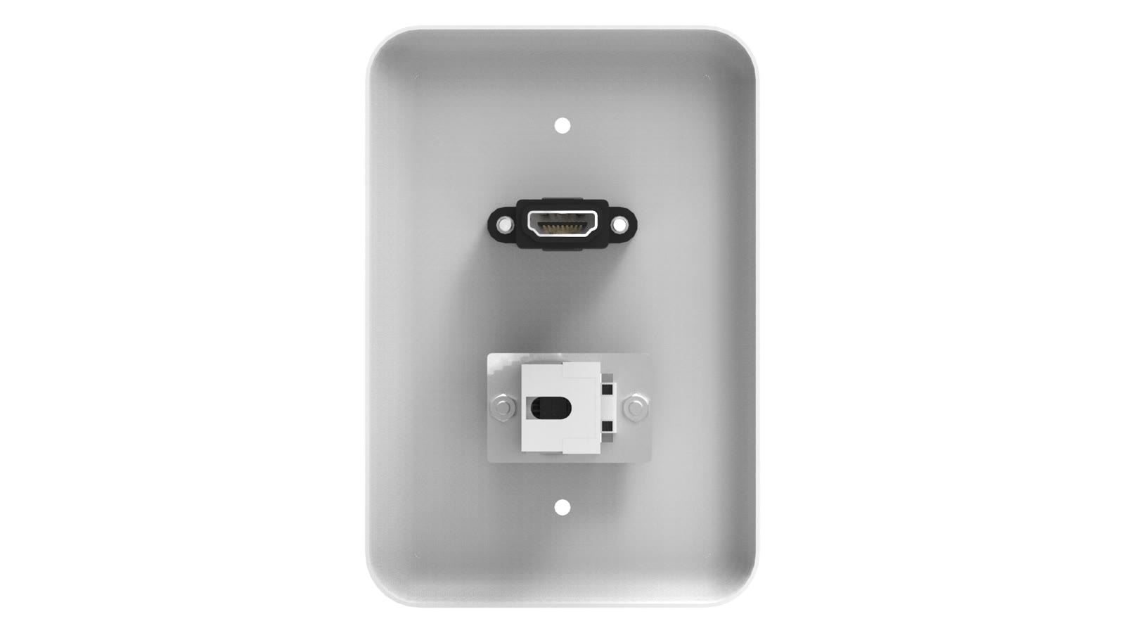 Módulo de Parede HDMI/Rede iC-MP-104, cor branco — imagem 5
