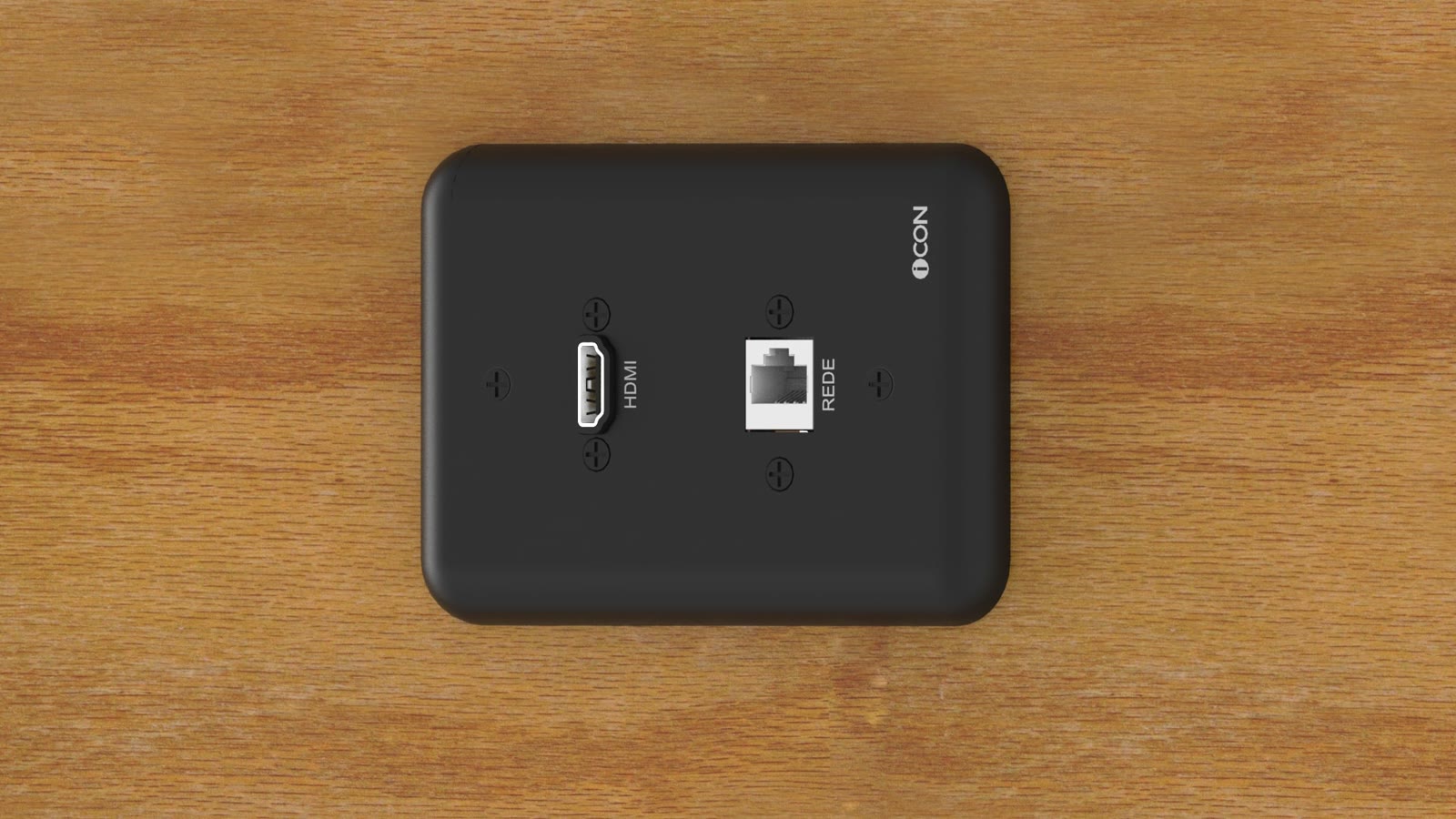 Módulo de Parede HDMI/Rede iC-MP-104, cor preto — imagem 9