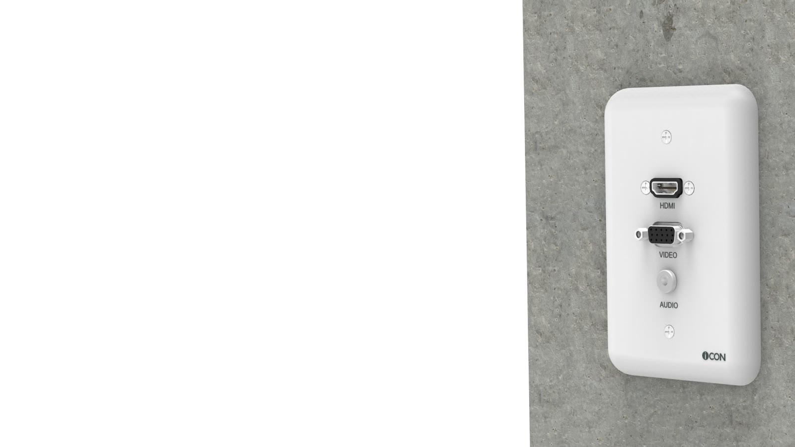 Módulo de Parede HDMI/SVGA/Áudio iC-MP-105, cor branco — imagem 11