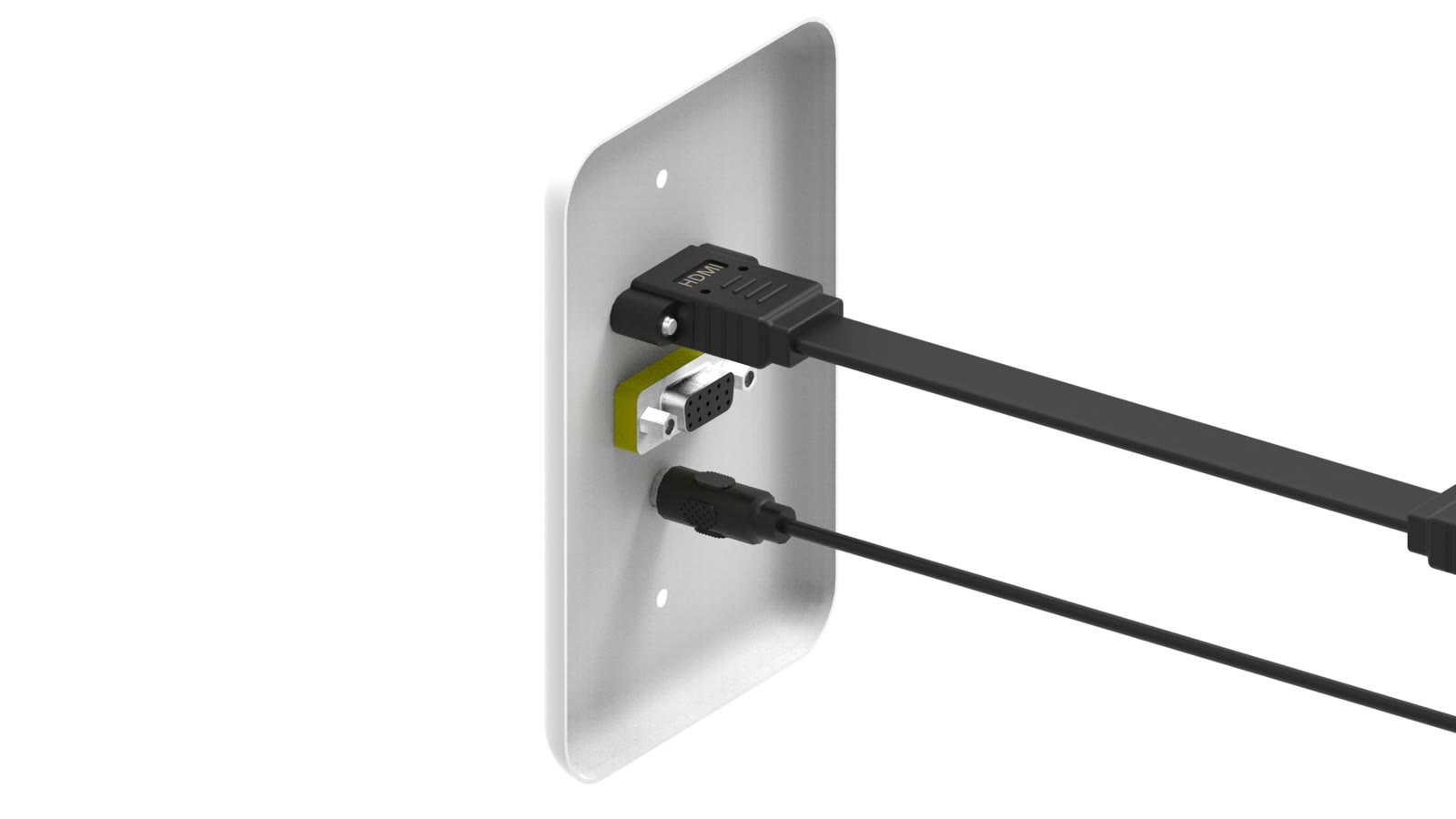 Módulo de Parede HDMI/SVGA/Áudio iC-MP-105, cor branco — imagem 4