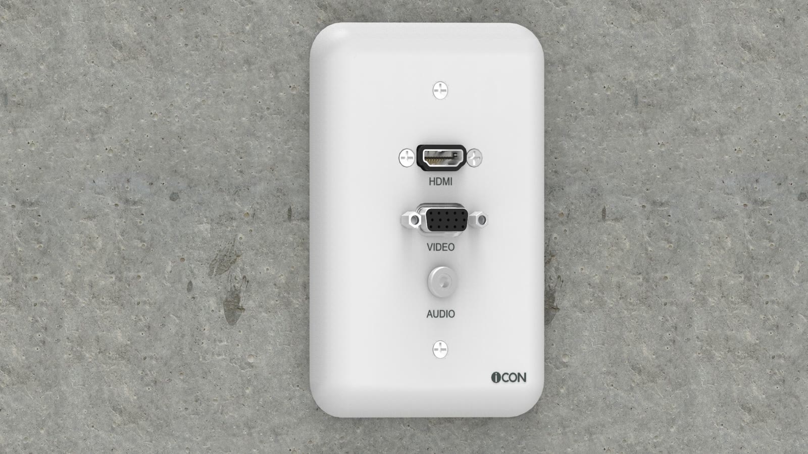 Módulo de Parede HDMI/SVGA/Áudio iC-MP-105, cor branco — imagem 6