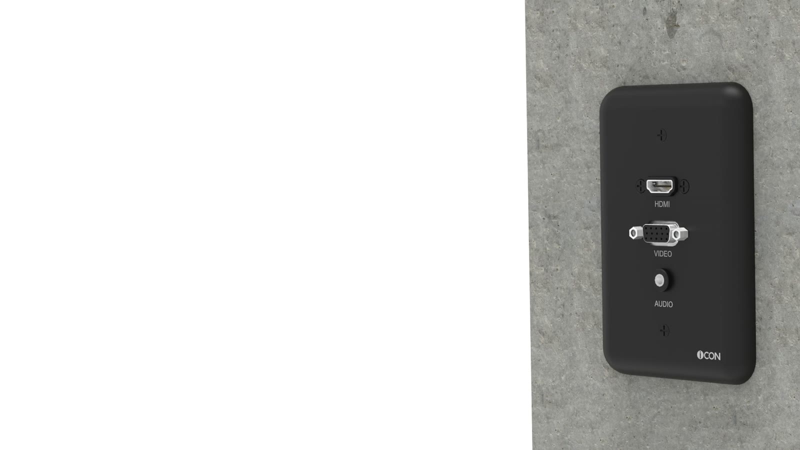 Módulo de Parede HDMI/SVGA/Áudio iC-MP-105, cor preto — imagem 11
