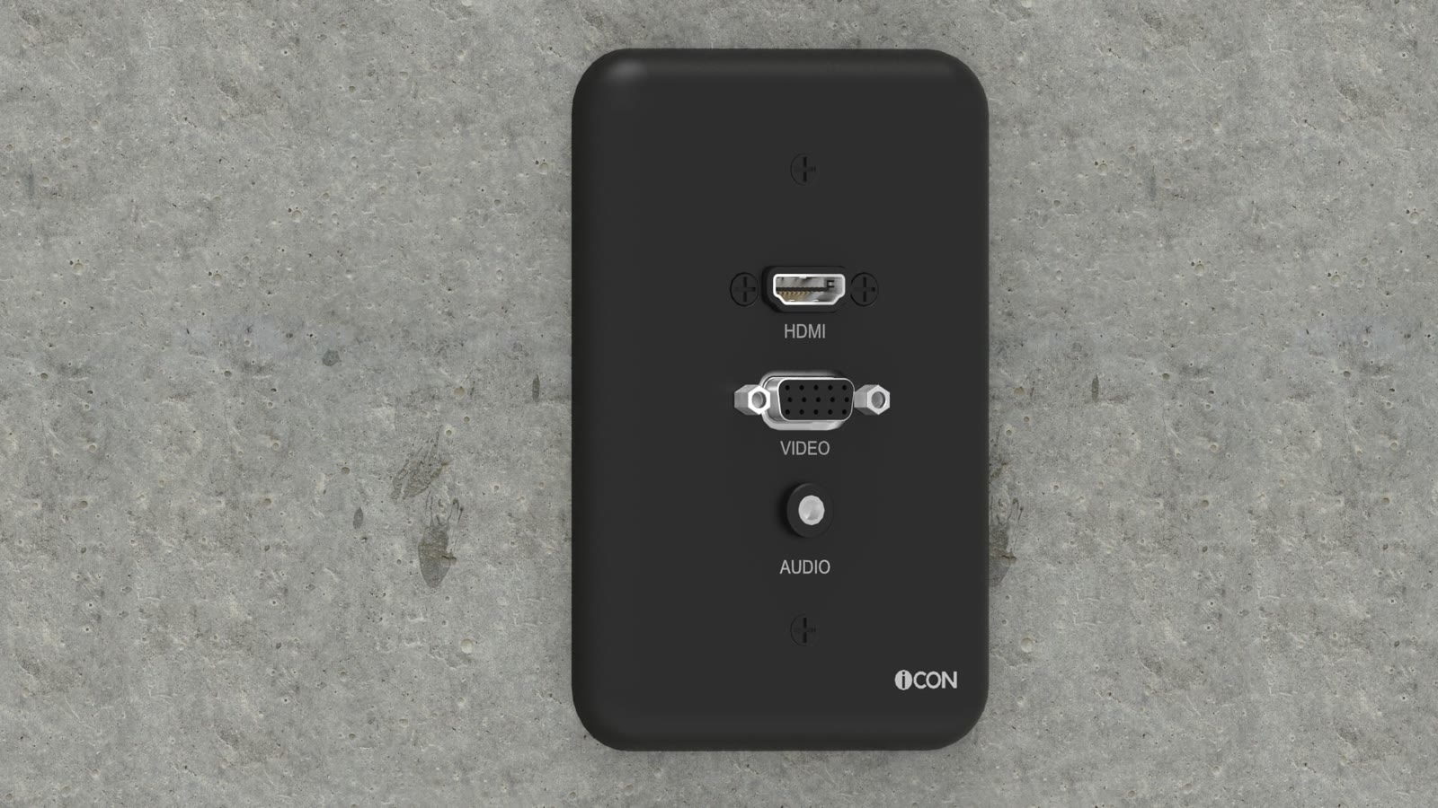 Módulo de Parede HDMI/SVGA/Áudio iC-MP-105, cor preto — imagem 6