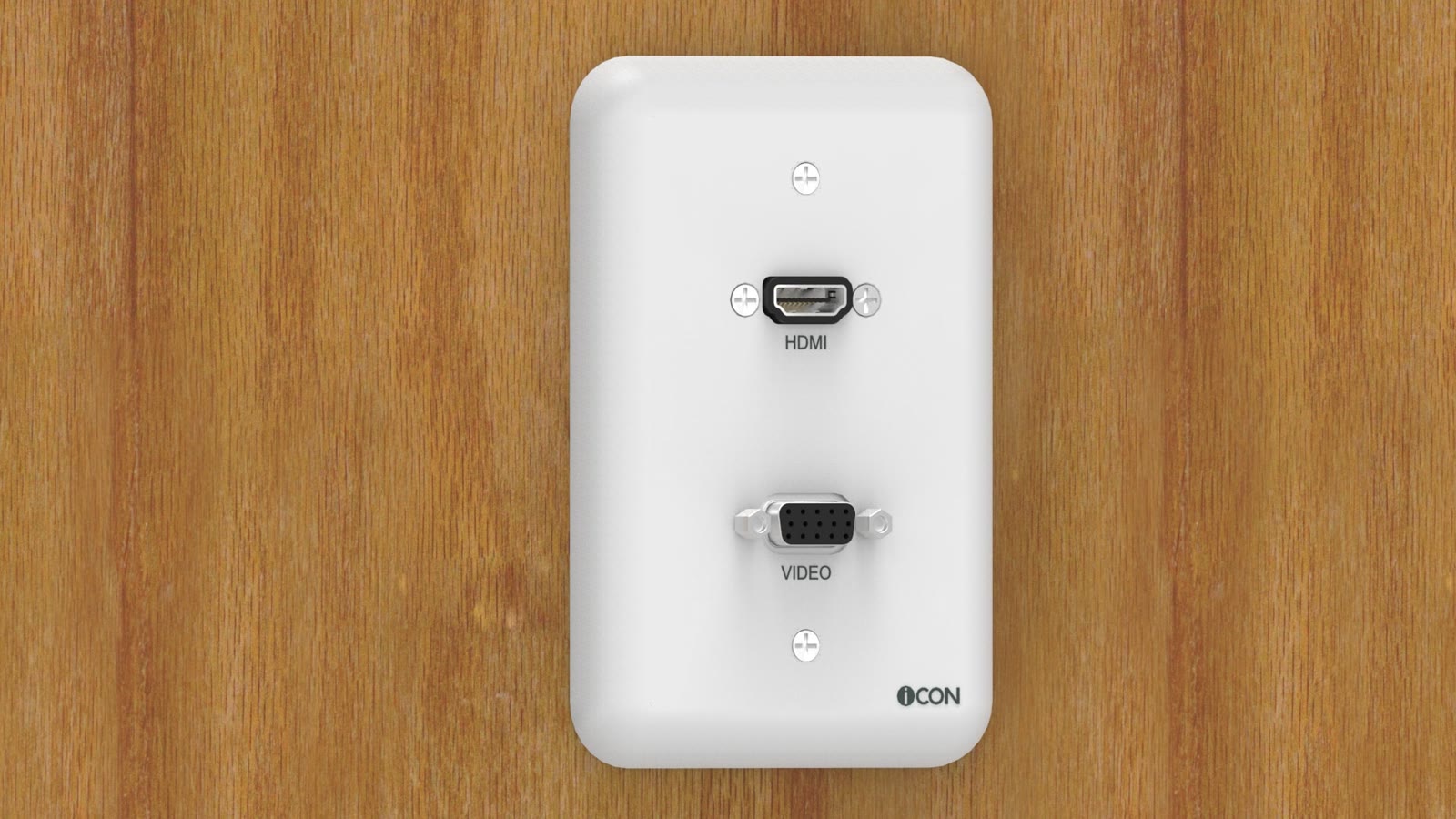 Módulo de Parede HDMI/SVGA iC-MP-106, cor branco — imagem 8