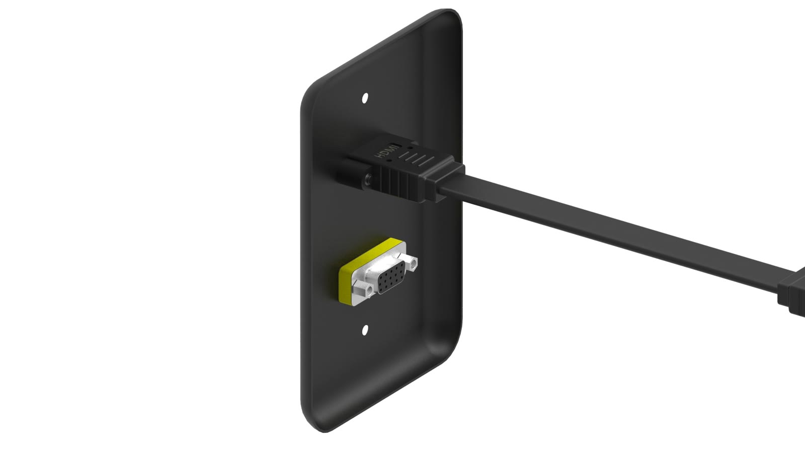 Módulo de Parede HDMI/SVGA iC-MP-106, cor preto — imagem 4