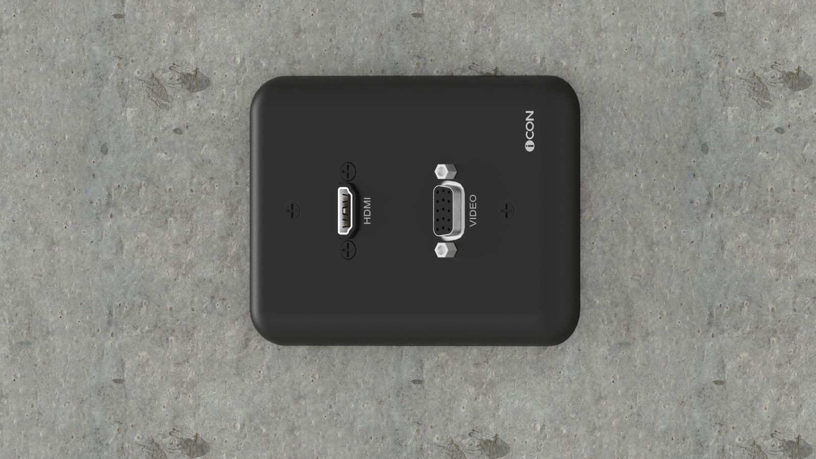 Módulo de Parede HDMI/SVGA iC-MP-106, cor preto — imagem 7