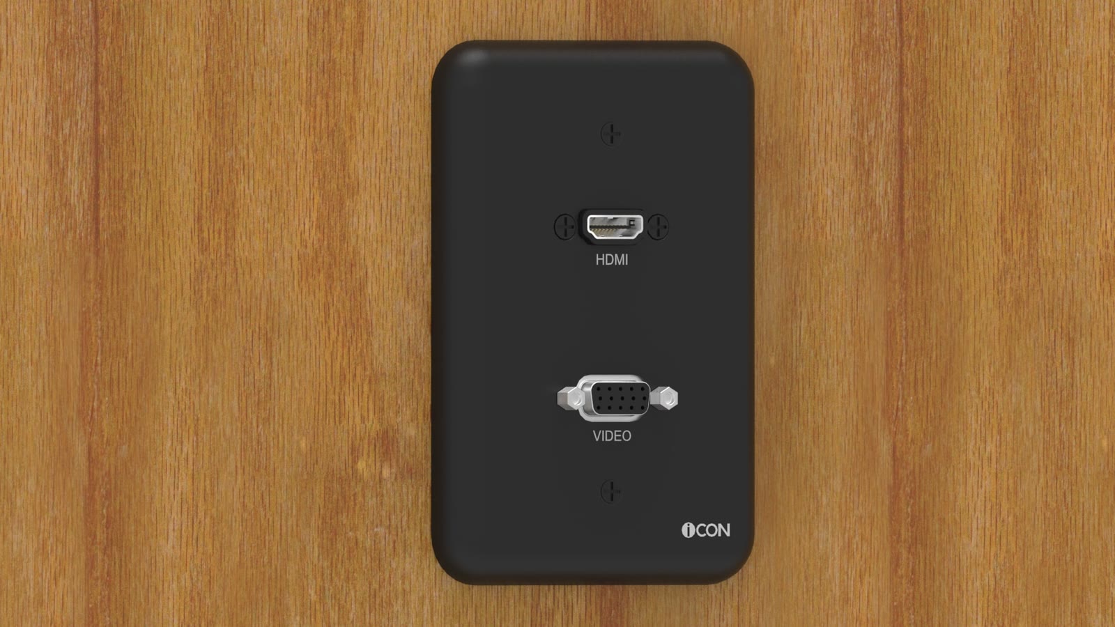 Módulo de Parede HDMI/SVGA iC-MP-106, cor preto — imagem 8