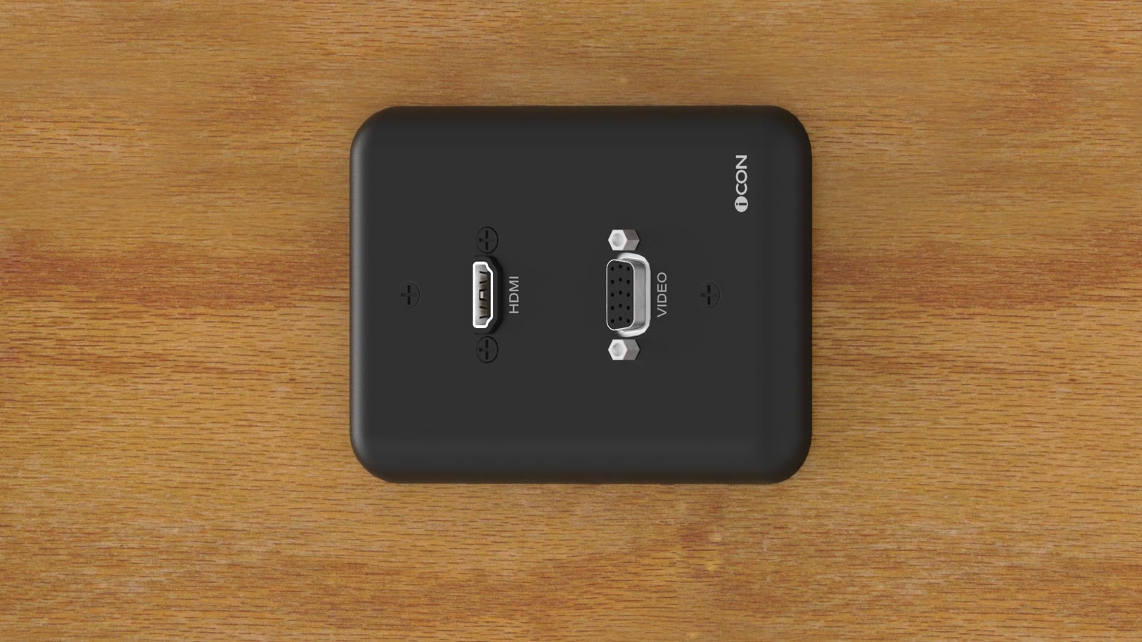 Módulo de Parede HDMI/SVGA iC-MP-106, cor preto — imagem 9