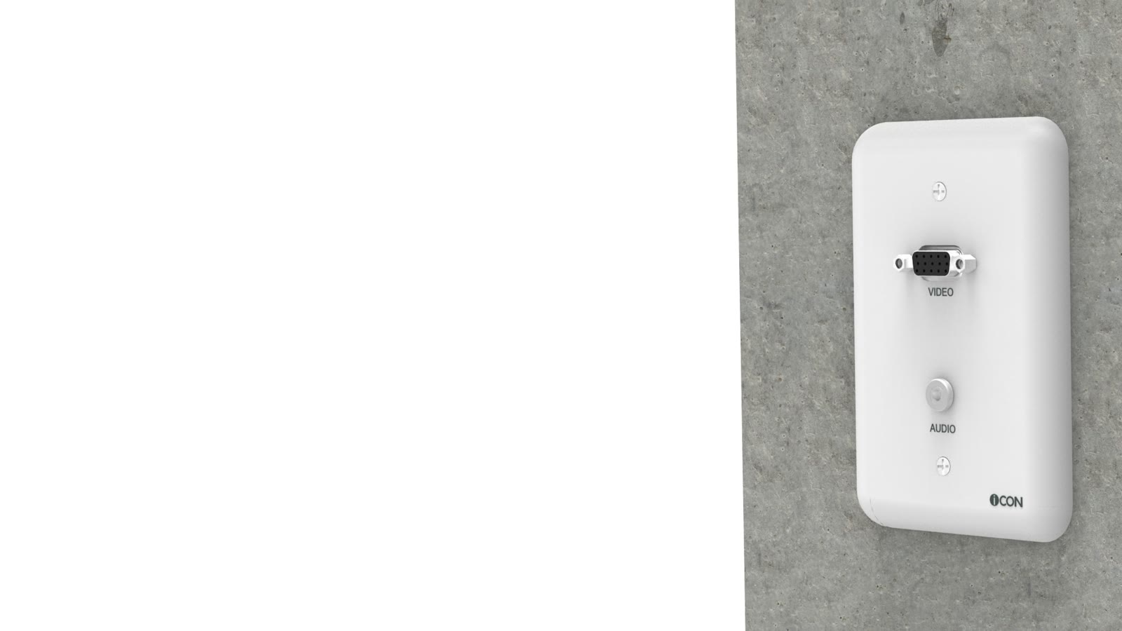 Módulo de Parede SVGA/Áudio iC-MP-107, cor branco — imagem 11