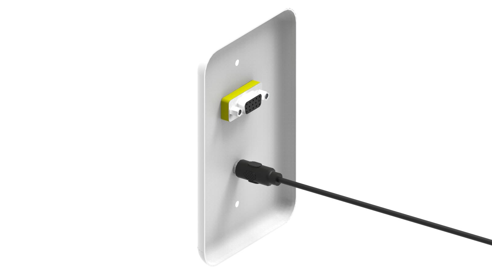 Módulo de Parede SVGA/Áudio iC-MP-107, cor branco — imagem 4