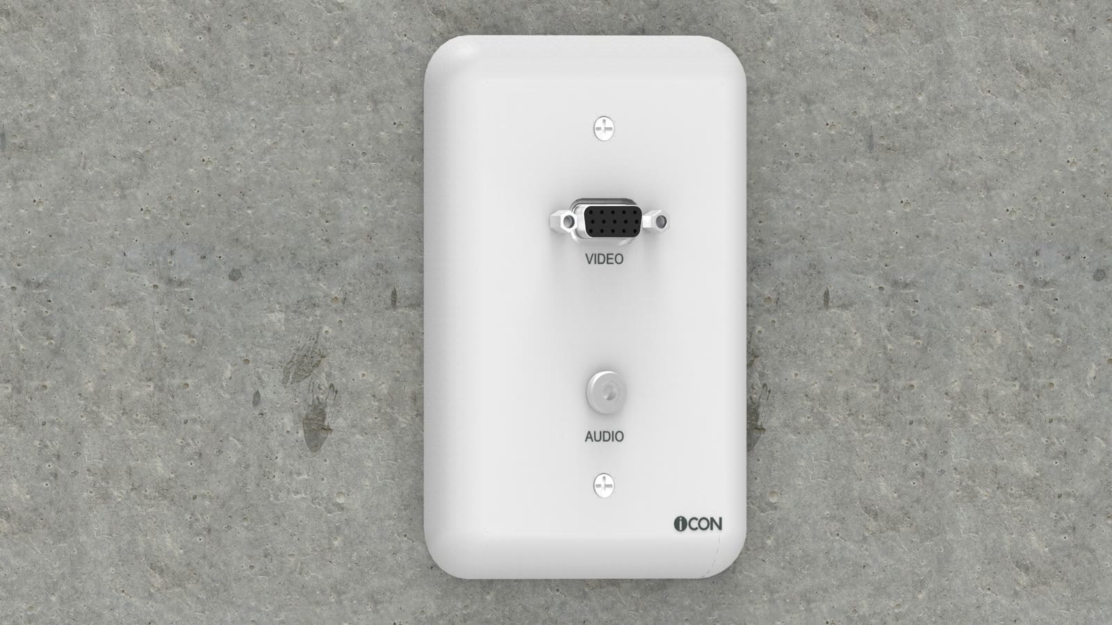 Módulo de Parede SVGA/Áudio iC-MP-107, cor branco — imagem 6