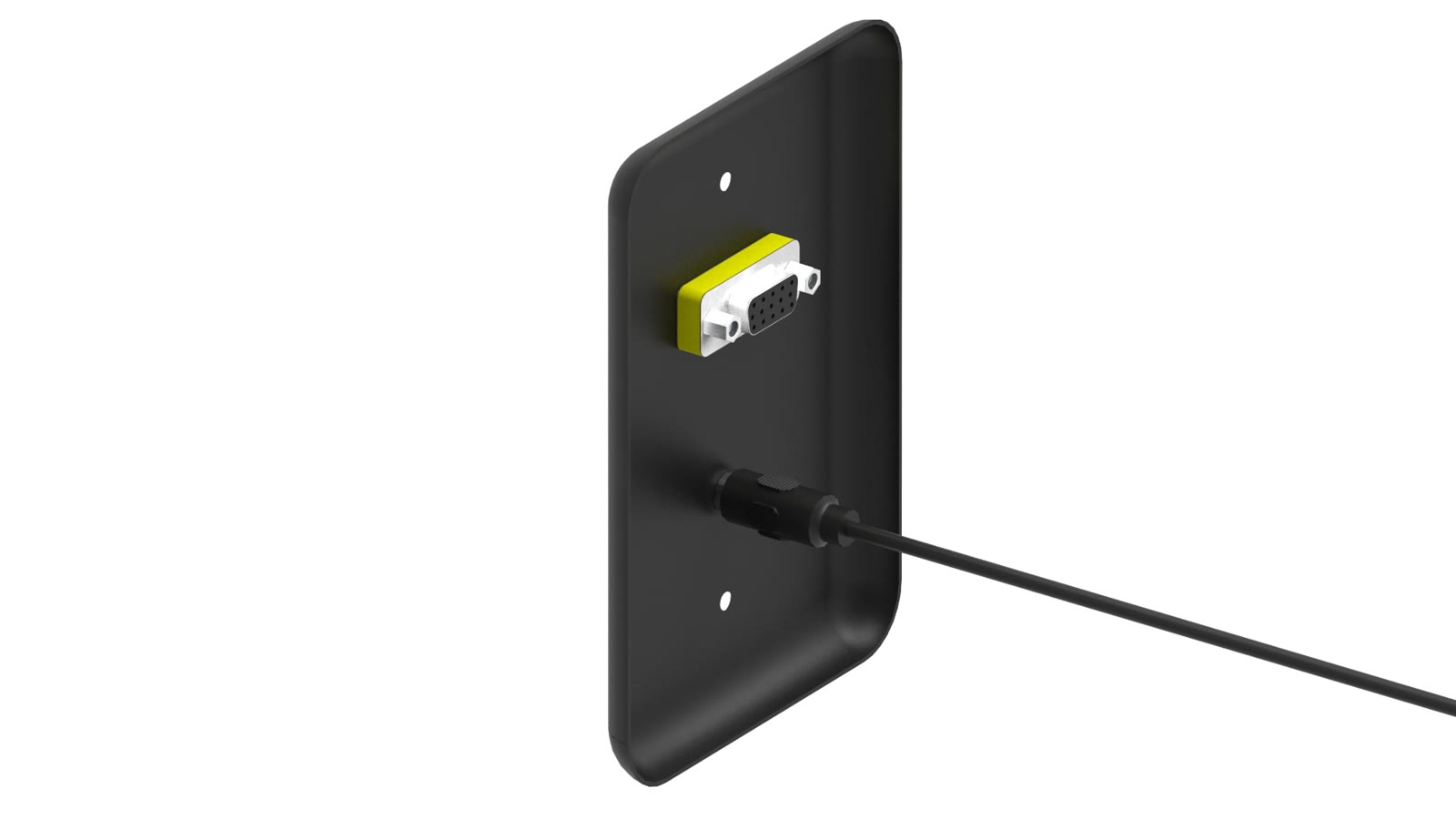 Módulo de Parede SVGA/Áudio iC-MP-107, cor preto — imagem 4