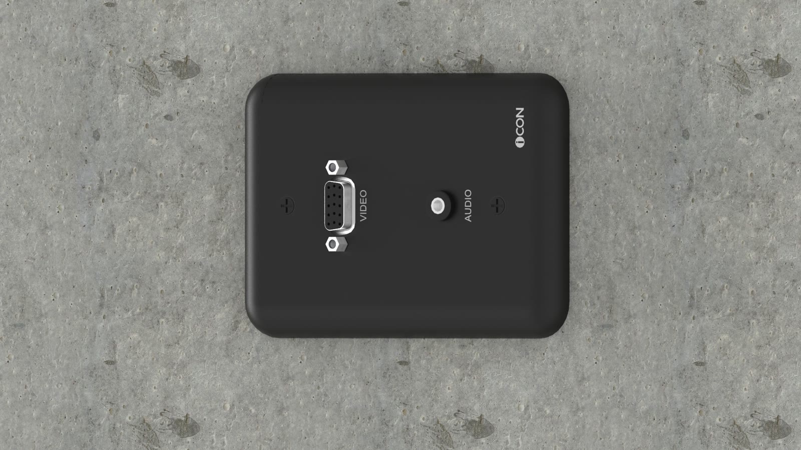 Módulo de Parede SVGA/Áudio iC-MP-107, cor preto — imagem 7