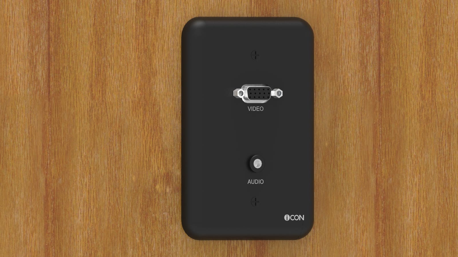 Módulo de Parede SVGA/Áudio iC-MP-107, cor preto — imagem 8