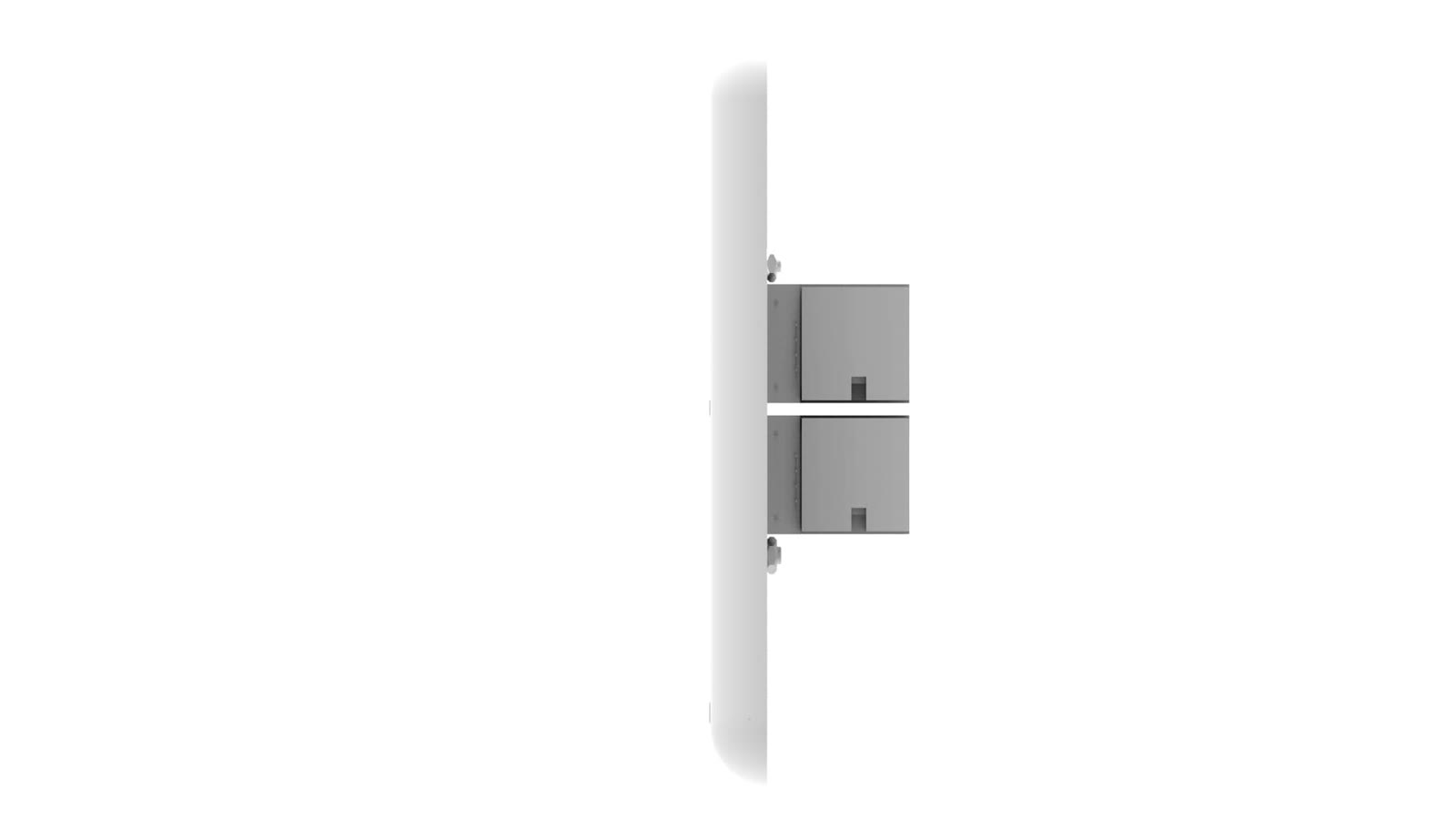 Módulo de Parede Rede CAT/Rede CAT iC-MP-109, cor branco — imagem 3