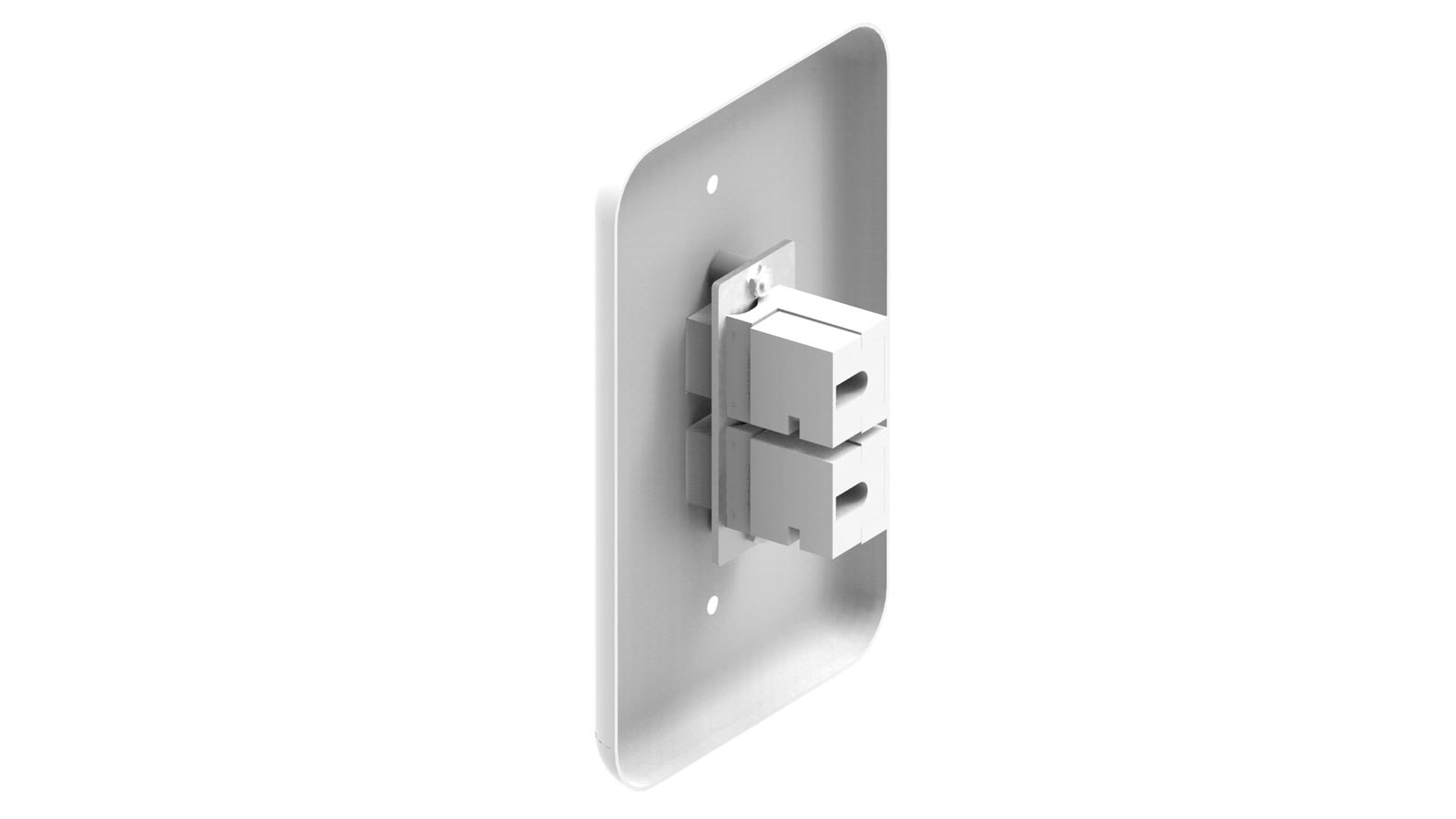 Módulo de Parede Rede CAT/Rede CAT iC-MP-109, cor branco — imagem 4