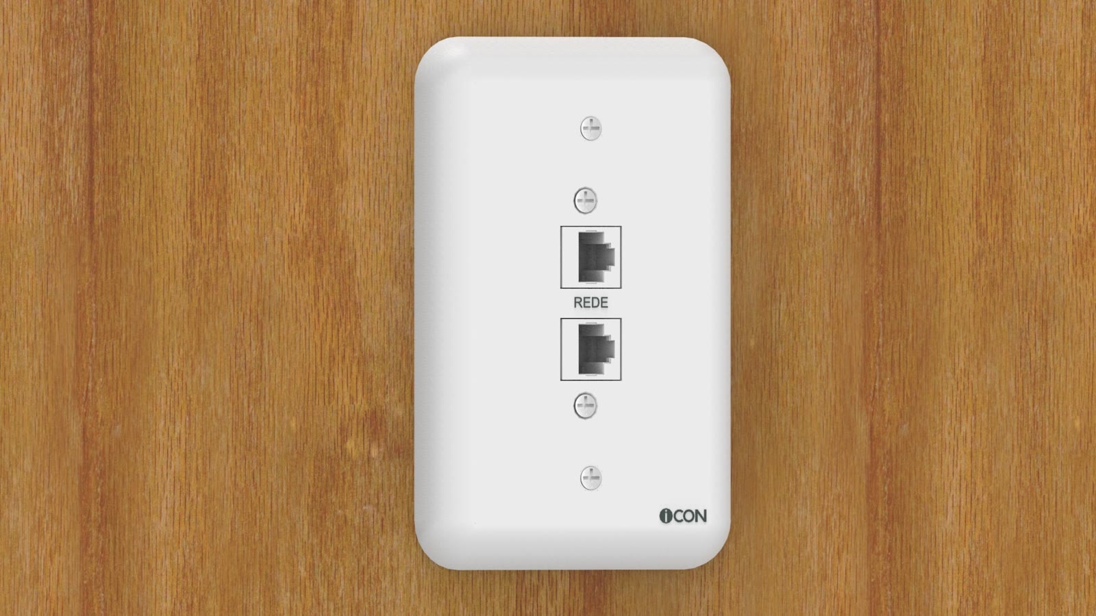 Módulo de Parede Rede CAT/Rede CAT iC-MP-109, cor branco — imagem 7