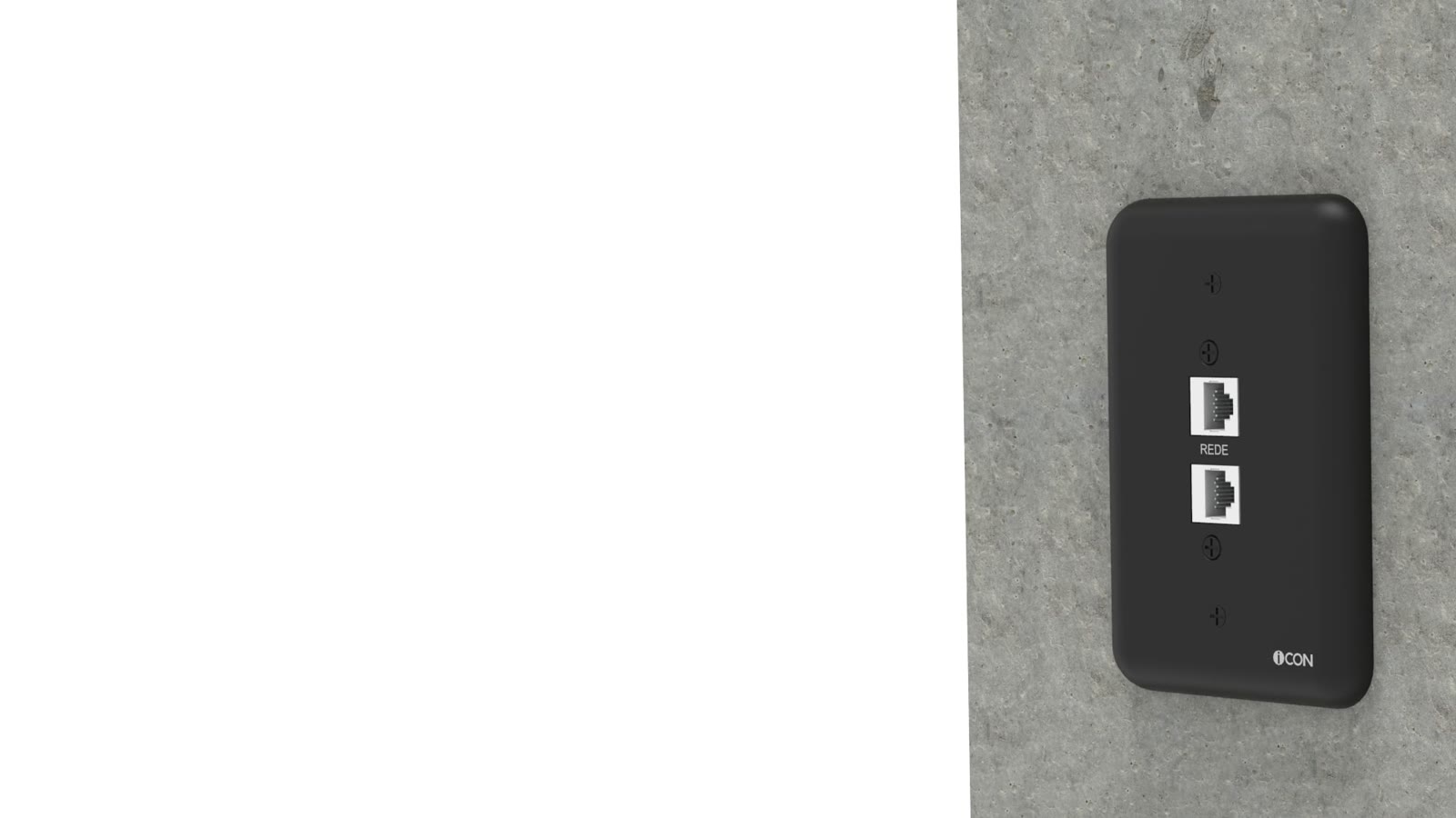 Módulo de Parede Rede CAT/Rede CAT iC-MP-109, cor preto — imagem 11