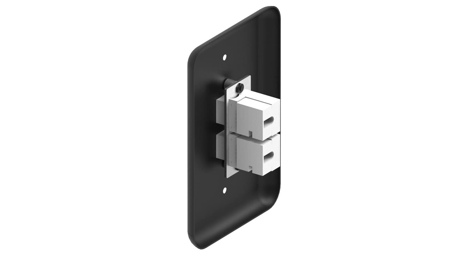 Módulo de Parede Rede CAT/Rede CAT iC-MP-109, cor preto — imagem 4