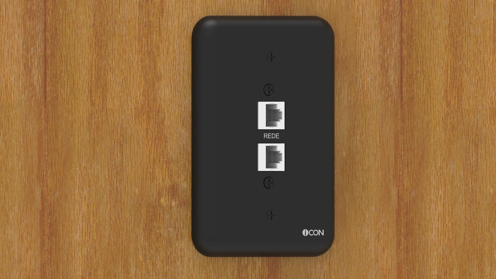Módulo de Parede Rede CAT/Rede CAT iC-MP-109, cor preto — imagem 8