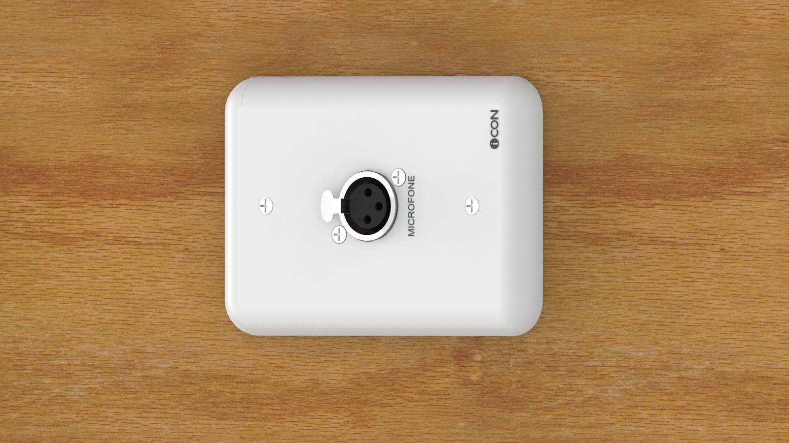 Módulo de Parede Microfone iC-MP-110, cor branco — imagem 9