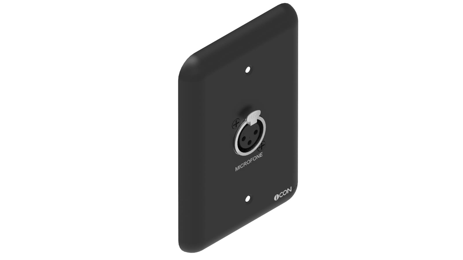Módulo de Parede Microfone iC-MP-110, cor preto — imagem 2