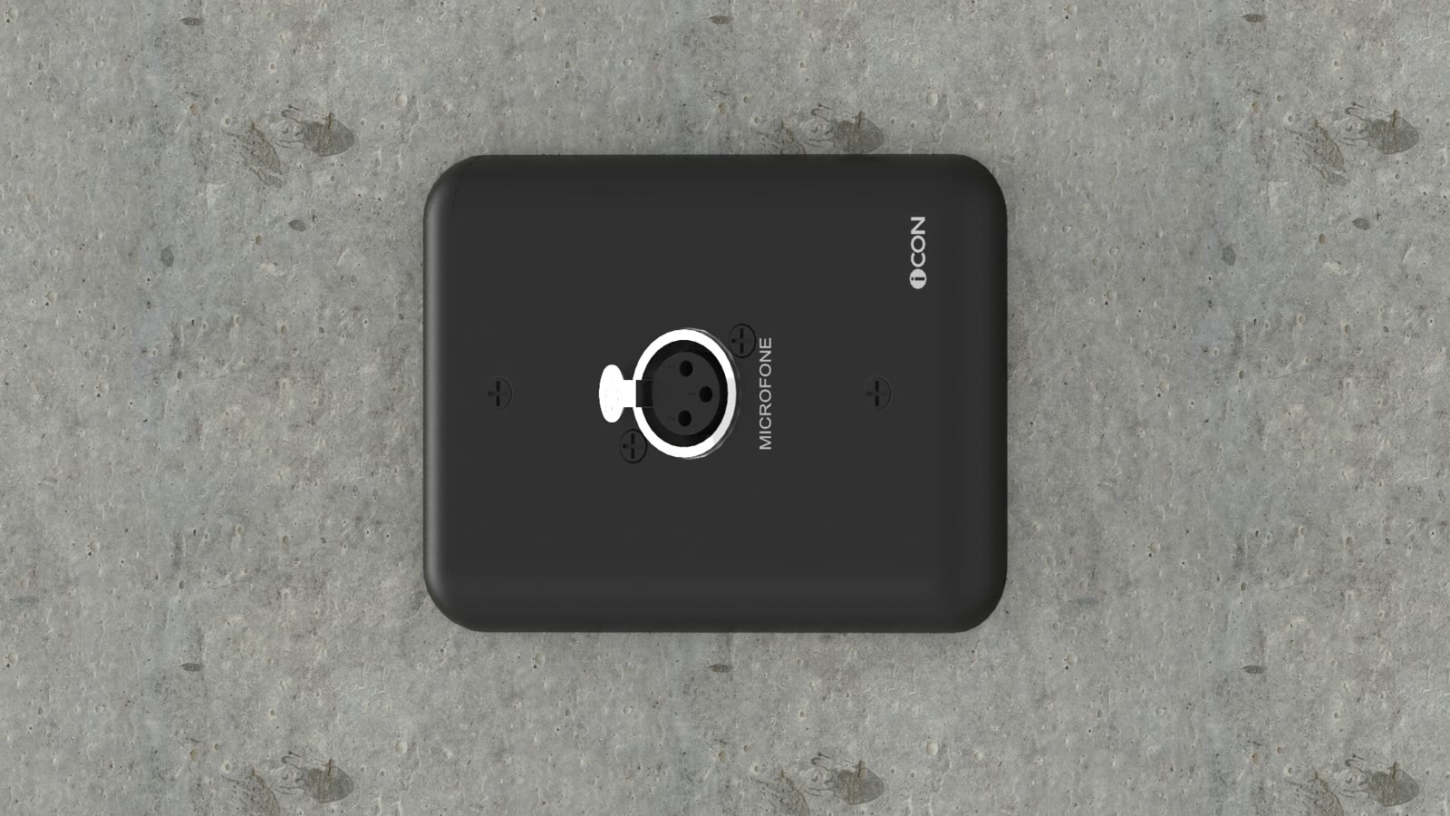 Módulo de Parede Microfone iC-MP-110, cor preto — imagem 7