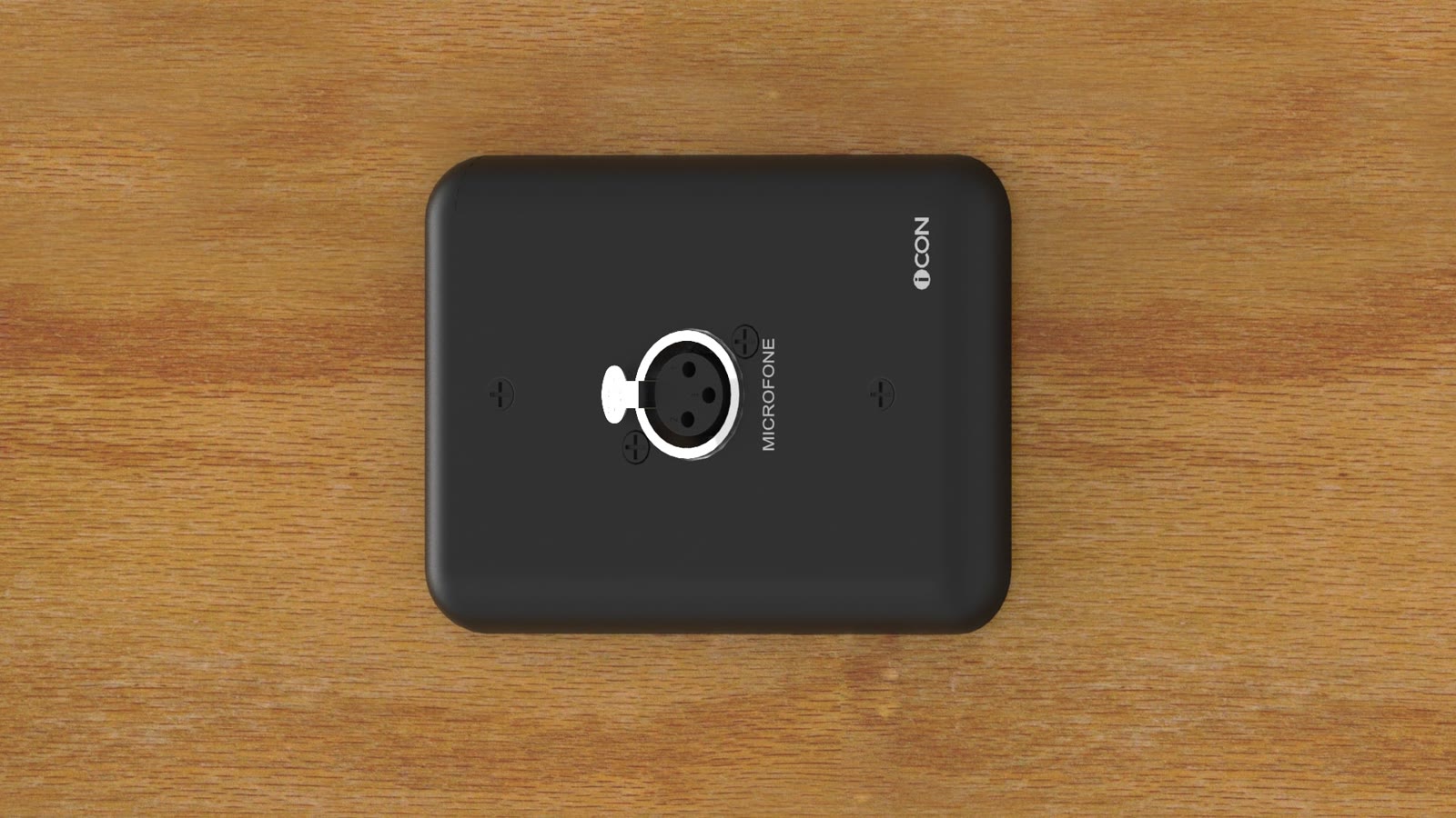 Módulo de Parede Microfone iC-MP-110, cor preto — imagem 9