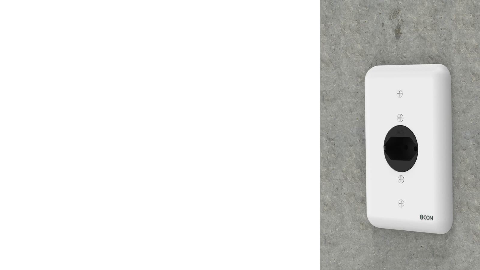 Módulo de Parede Tomada 10A 250V iC-MP-111, cor branco — imagem 11