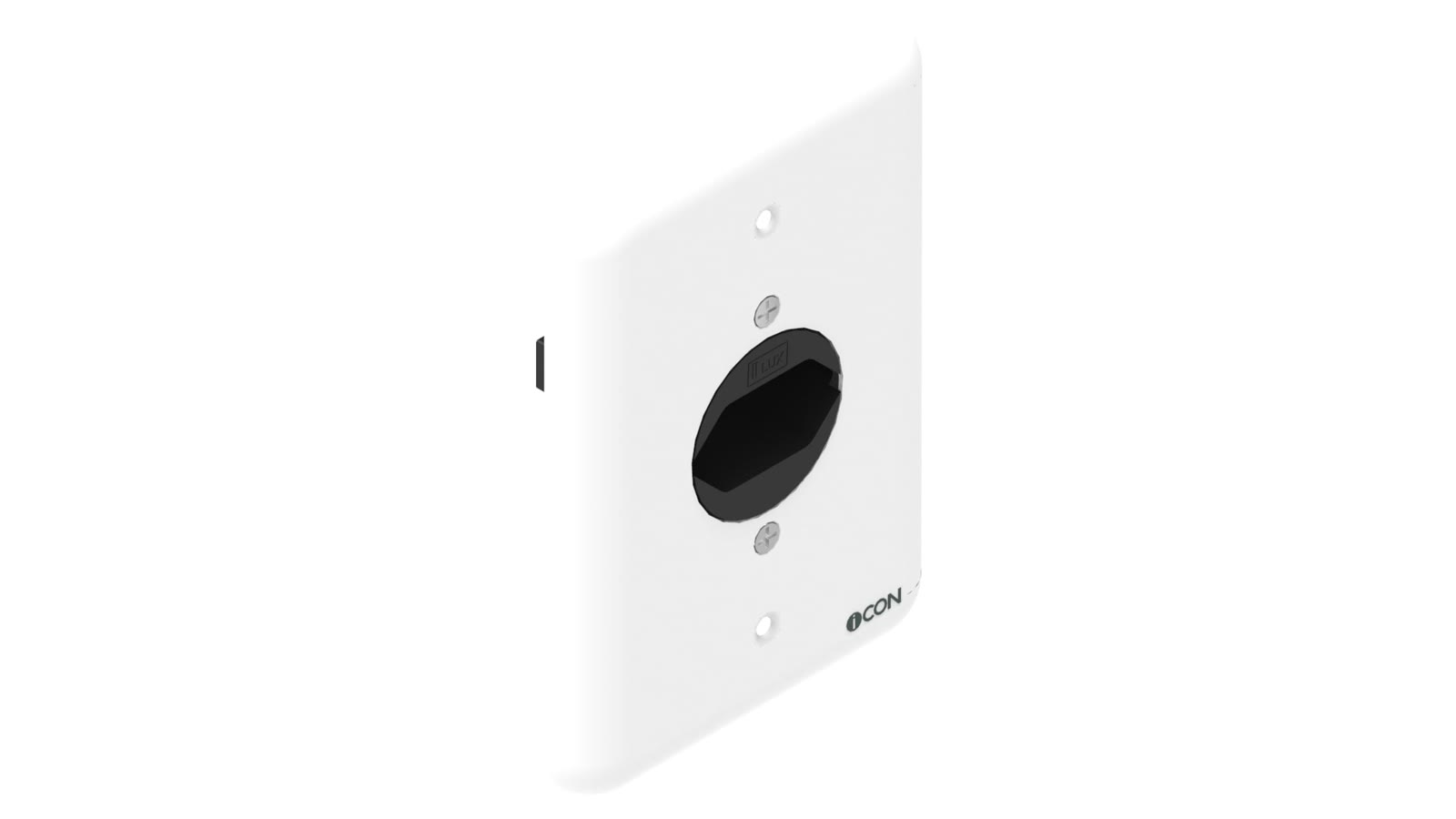 Módulo de Parede Tomada 10A 250V iC-MP-111, cor branco — imagem 2