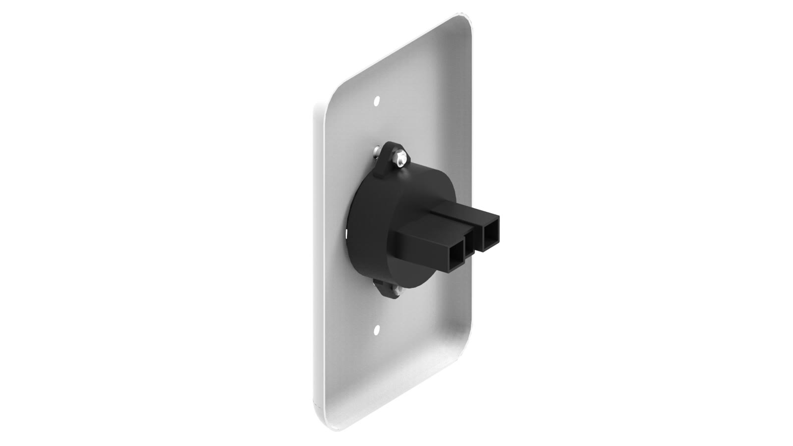 Módulo de Parede Tomada 10A 250V iC-MP-111, cor branco — imagem 4