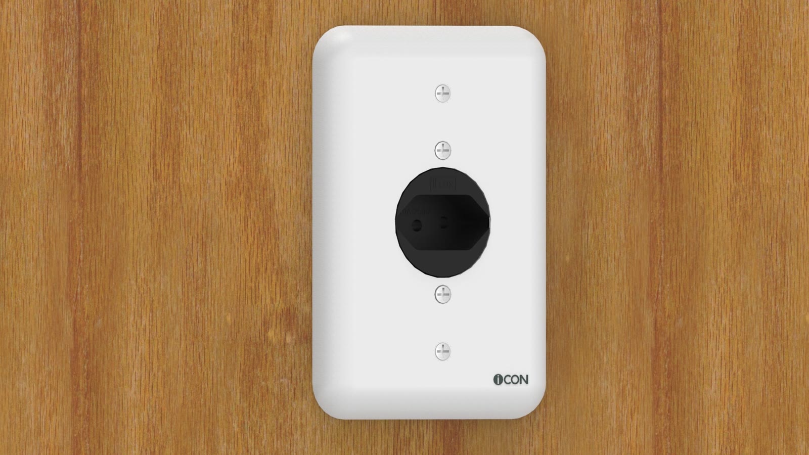 Módulo de Parede Tomada 10A 250V iC-MP-111, cor branco — imagem 8