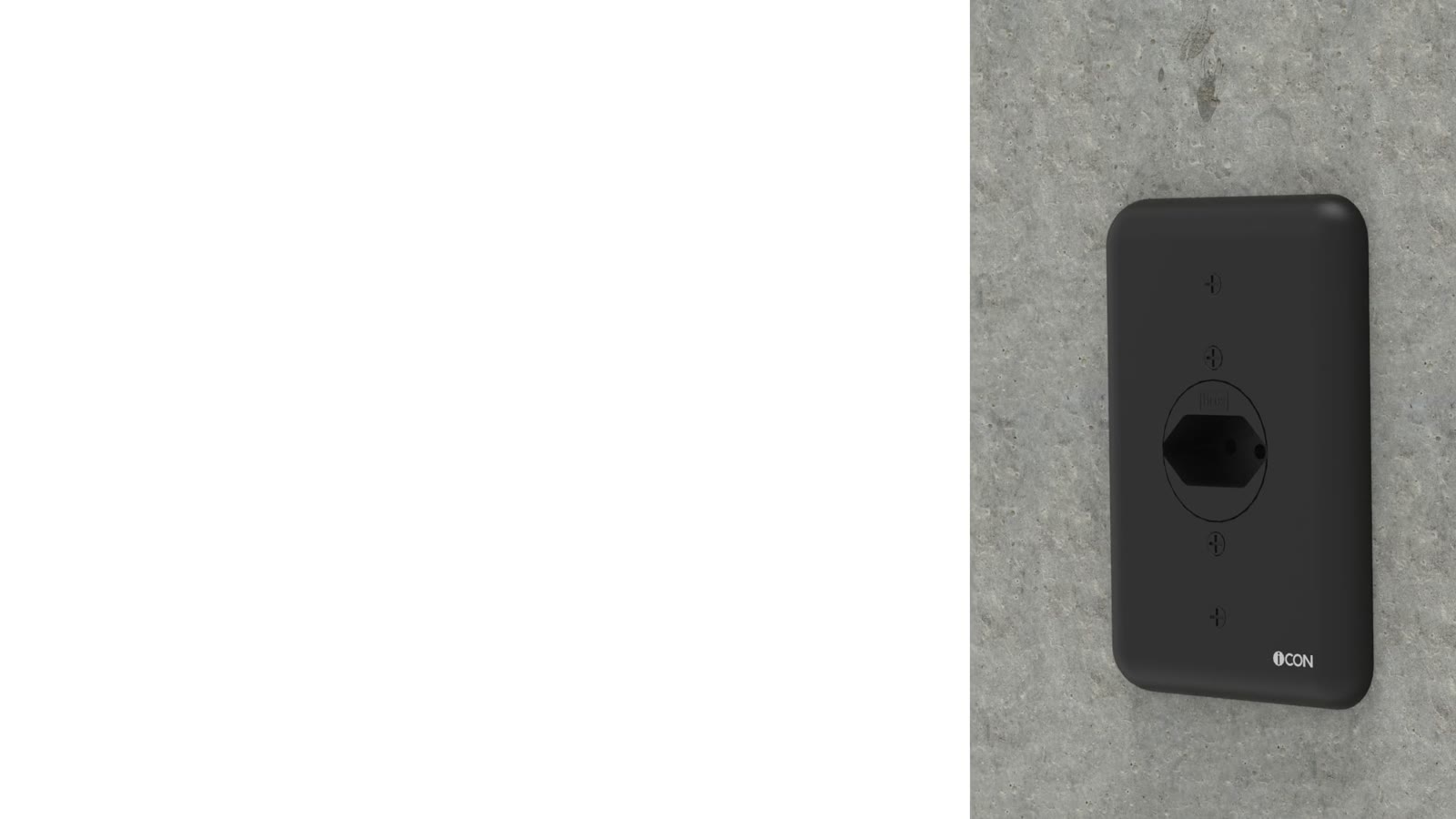 Módulo de Parede Tomada 10A 250V iC-MP-111, cor preto — imagem 11